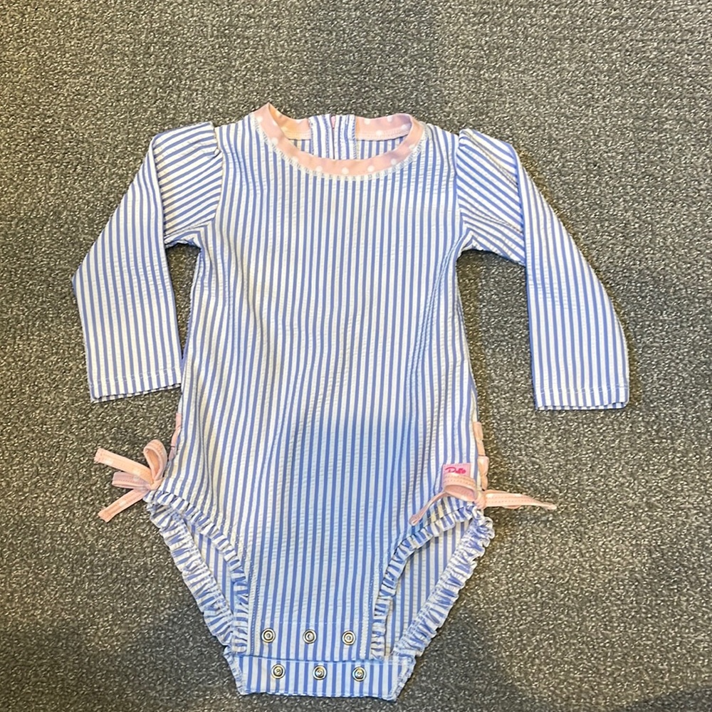 RuffleButts baby girl bathing suit